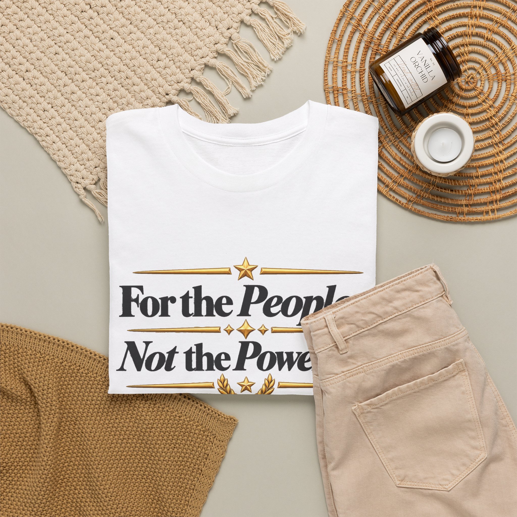 For the People – Not the Powerful T-Shirt | Political Statement Tee - Image 3