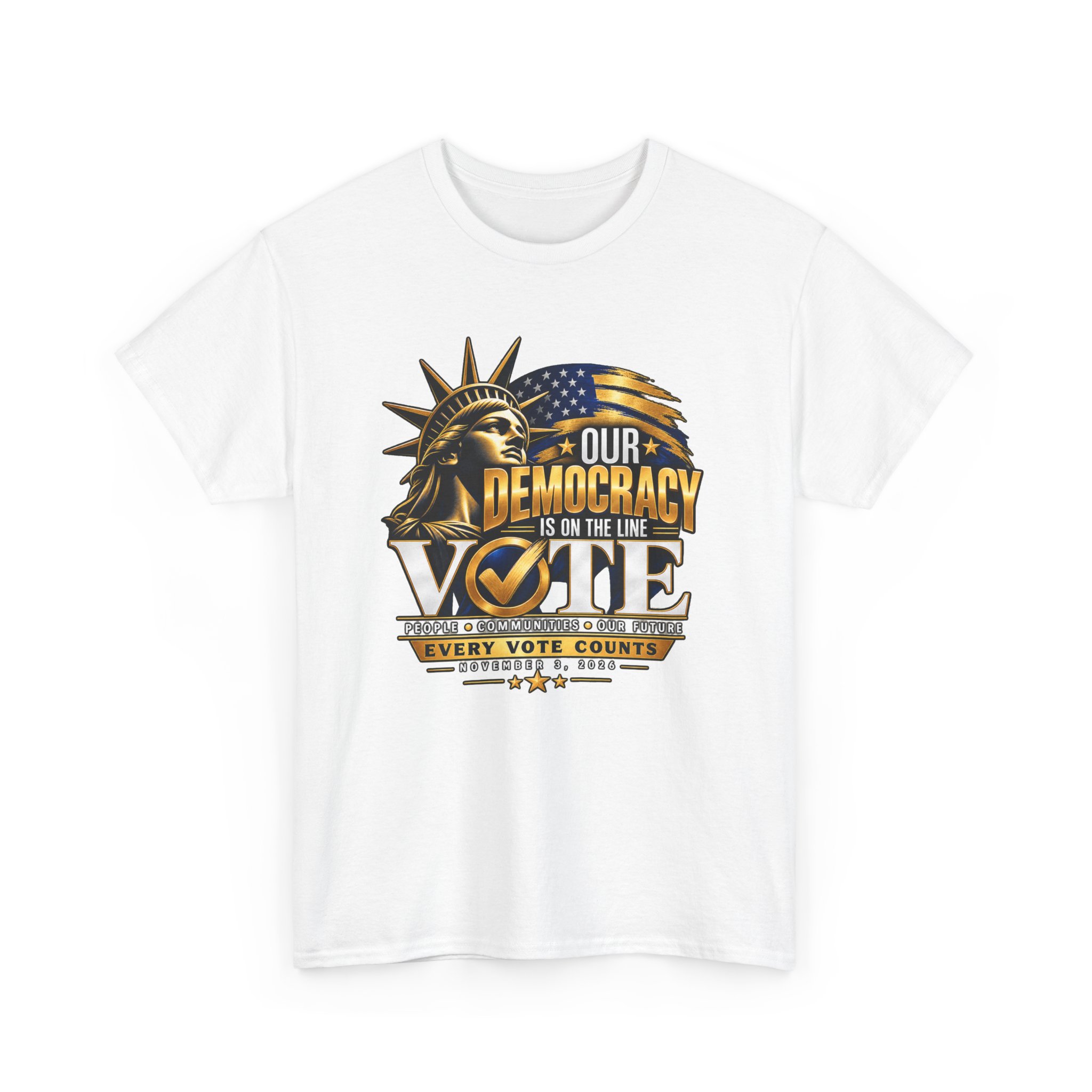 Our Democracy Is on the Line T-Shirt – Every Vote Counts - Image 9