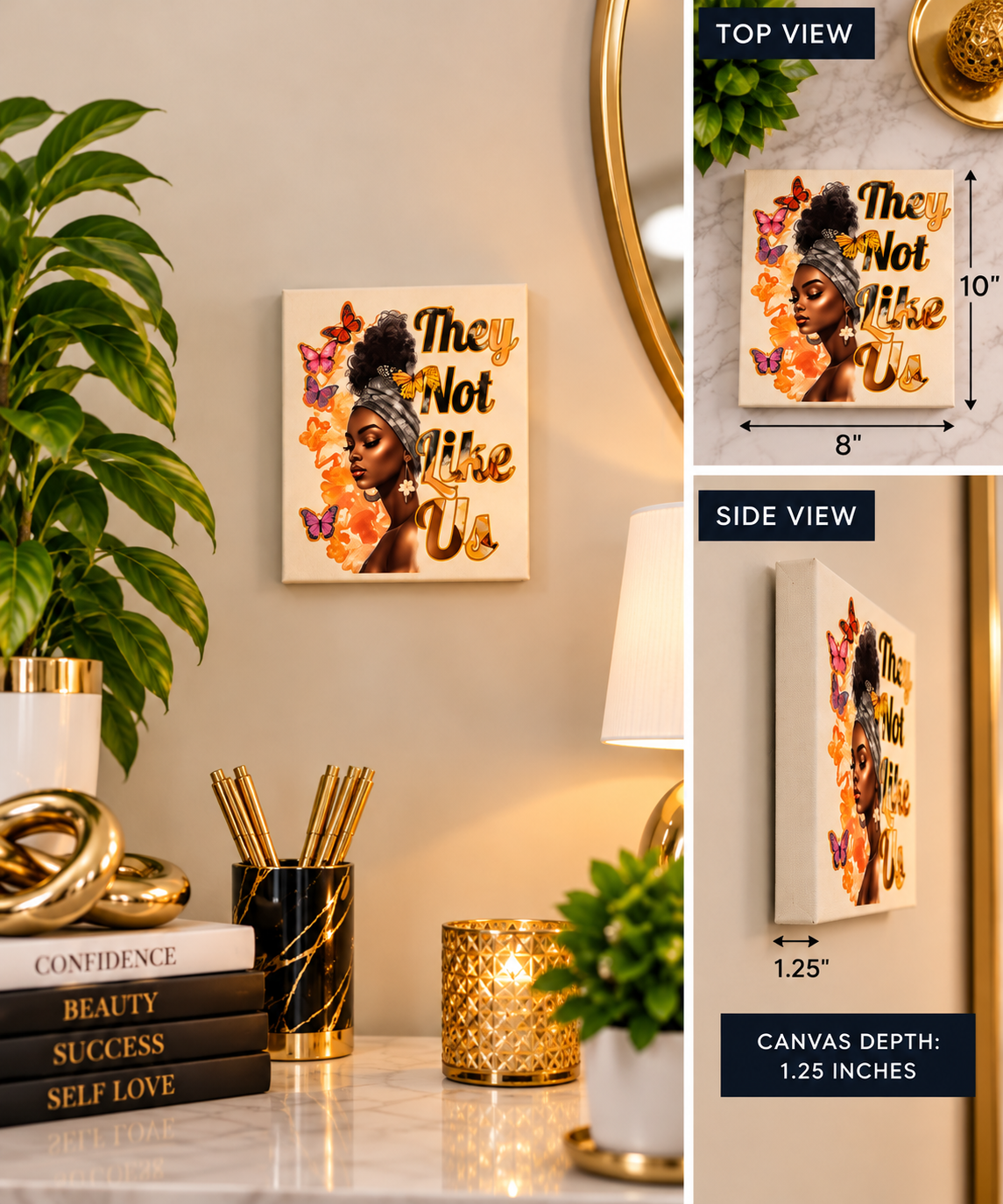 Imani – They Not Like Us Canvas Wall Art - Image 4