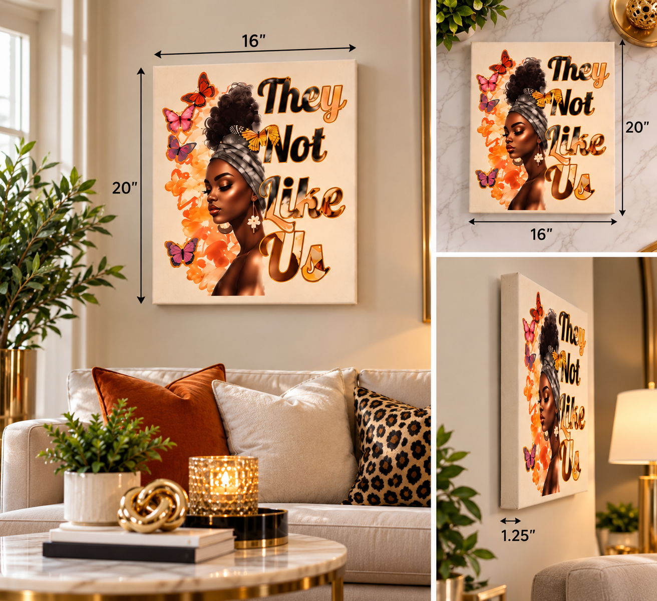 Imani – They Not Like Us Canvas Wall Art - Image 7