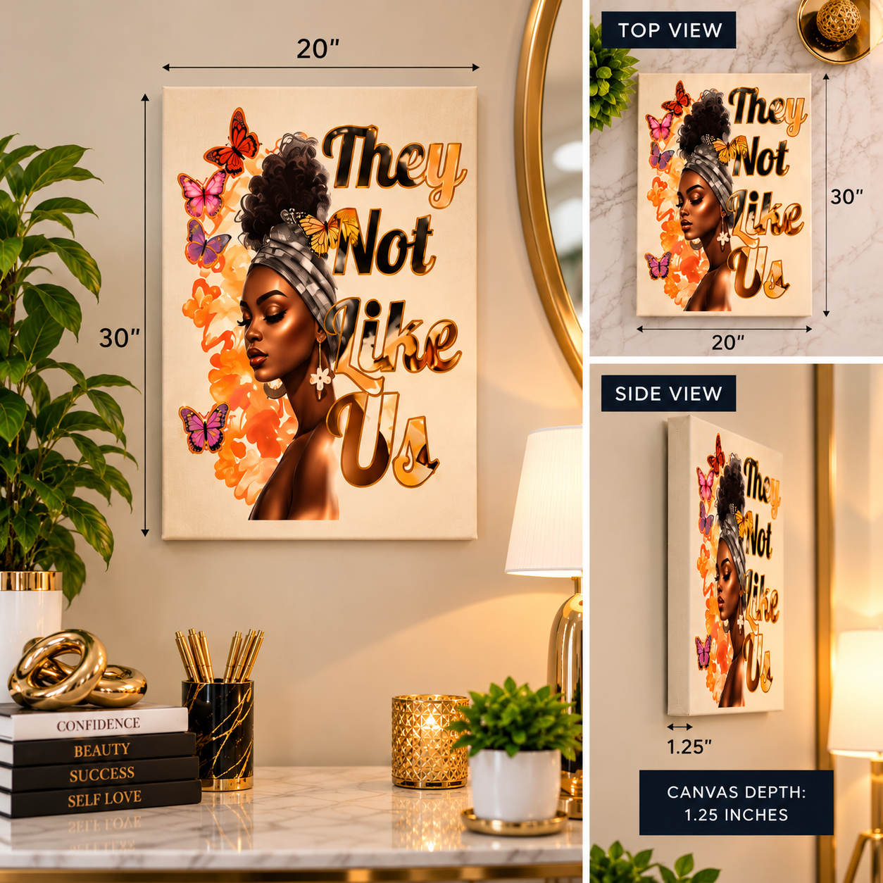 Imani – They Not Like Us Canvas Wall Art - Image 10