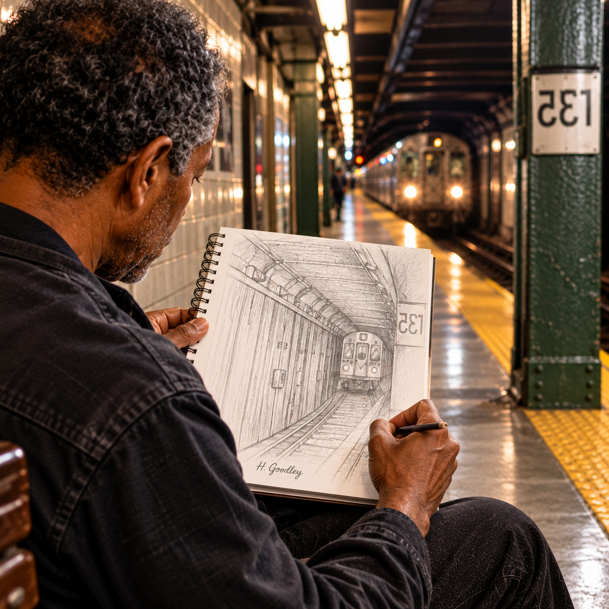 Tunnel Vision Framed Canvas | Howard Goodley - Image 3