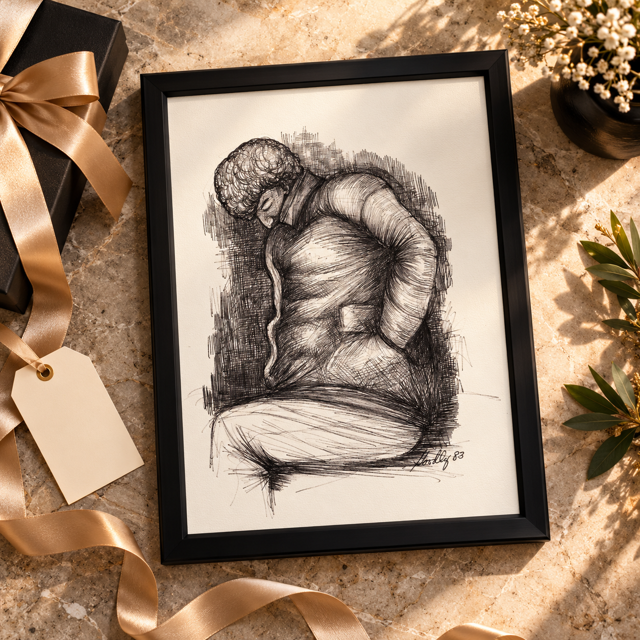 Quiet Reflection Framed Canvas | Howard Goodley - Image 6