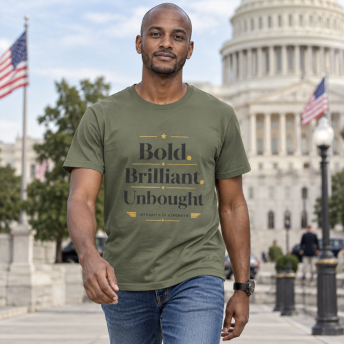 Bold. Brilliant. Unbought. T-Shirt — Empowerment Graphic Tee