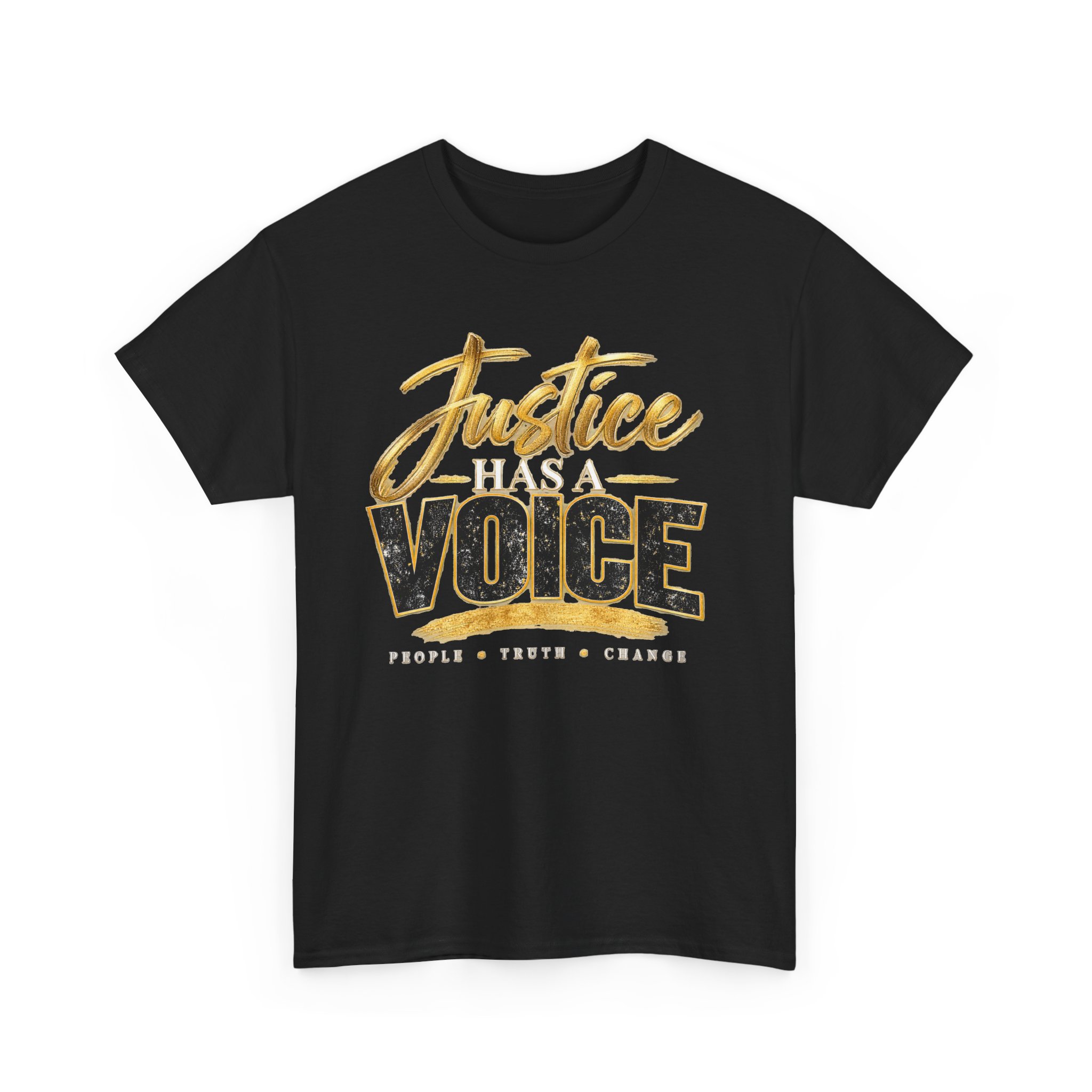 Justice Has a Voice T-Shirt – People Truth Change Statement Tee - Image 13