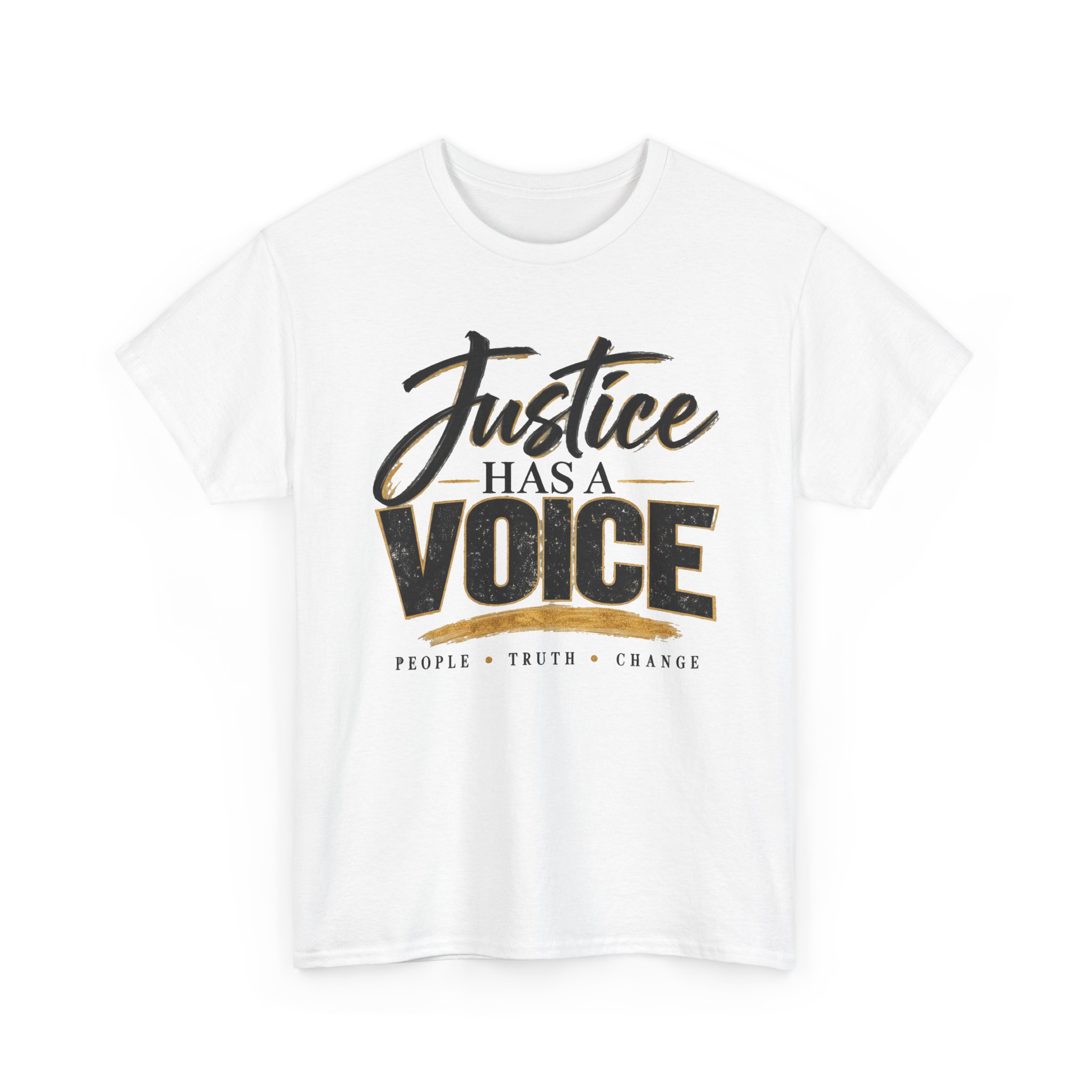 Justice Has a Voice T-Shirt – People Truth Change Statement Tee - Image 7