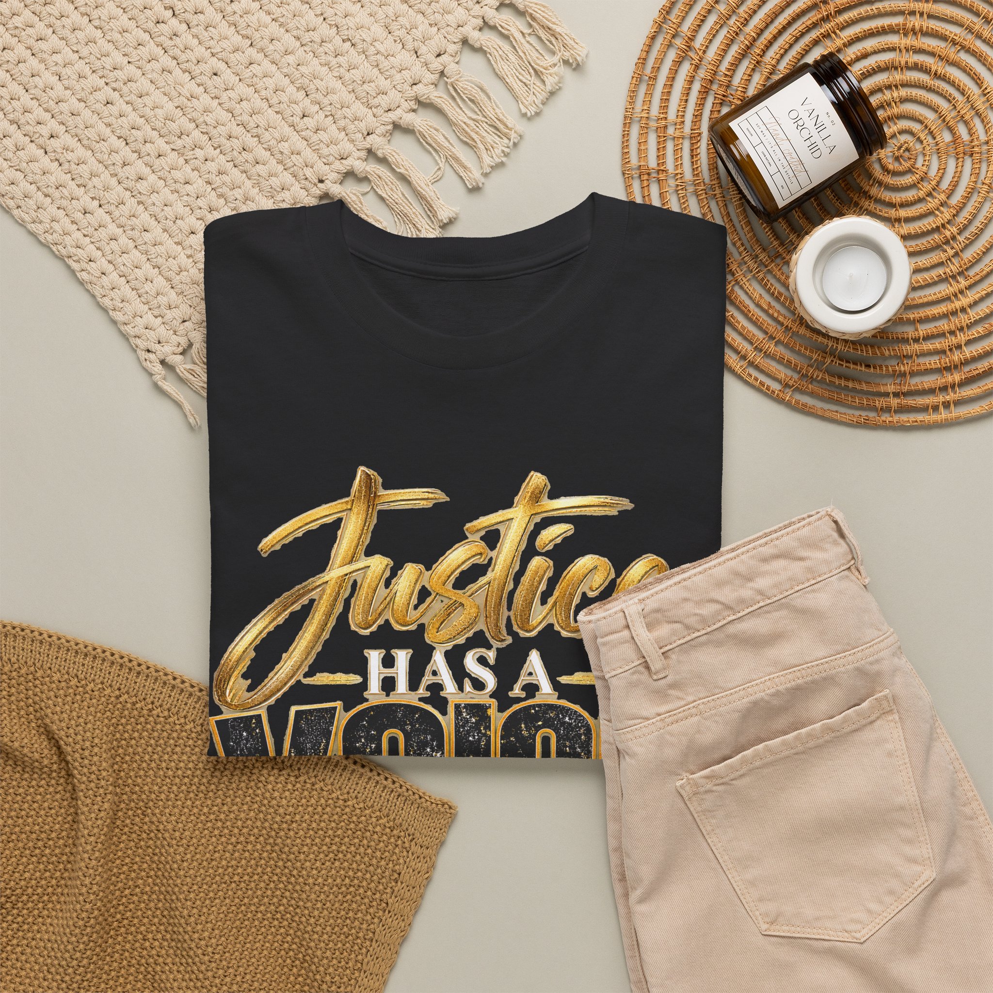 Justice Has a Voice T-Shirt – People Truth Change Statement Tee - Image 14
